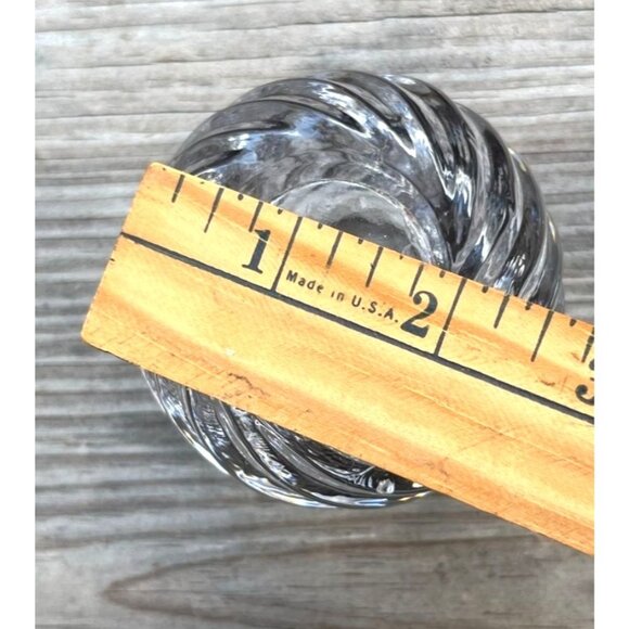 PartyLite Illusions Glass Swirl Tea Light Holder P0463 - Picture 9 of 10